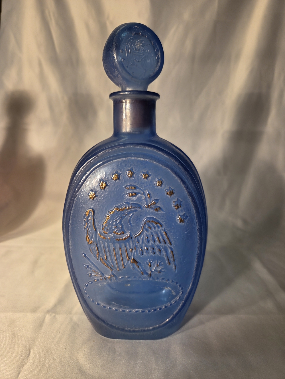 1970 EZRA Brooks, Never Surrender Bourbon Whiskey Decanter